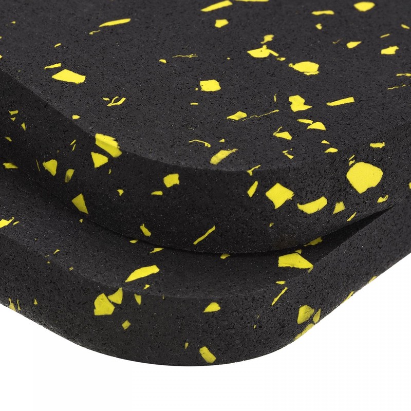 sourcing map Treadmill Mat-3.9"x3.9" Exercise Equipment Mat for Floor Protection