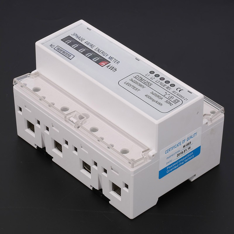 220/380V 20‑80A Energy Consumption Digital Electric Power Meter 3 Phase