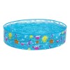 Alberca Circular Infantil Animales Marinos 122 Cm Color Azul