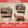 Freexployer 31 Inch Pot Rack Wall Mounted, 2-Tier Pot and