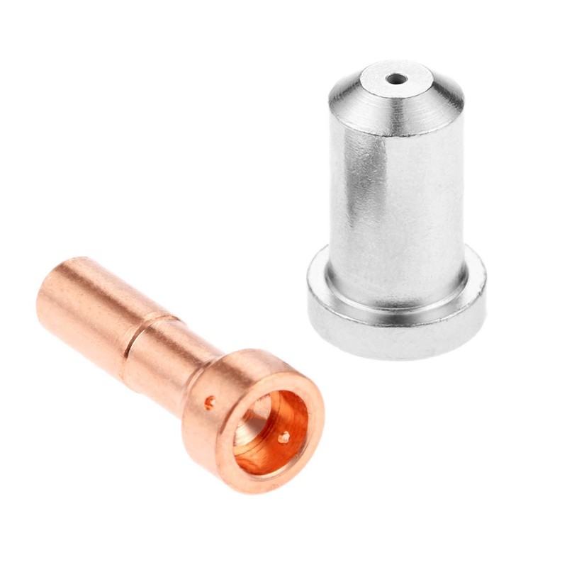 10Pcs Electrodes 33366 and 10Pcs Nozzles 33418 80A Fit for