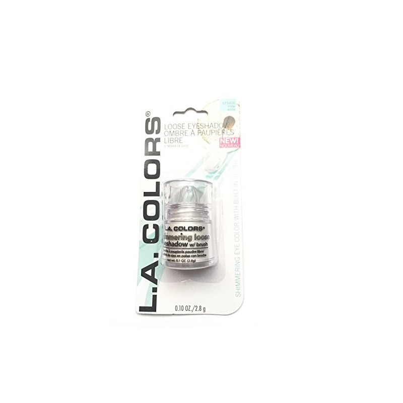 L.A. Colors Shimmering Loose Eyeshadow (Snow White)