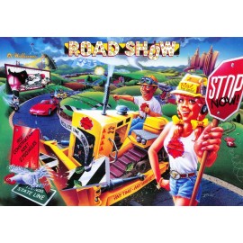 Williams Road Show pinball machine translite