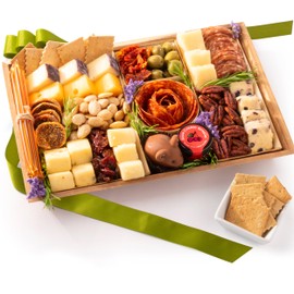 Nibble Charcuterie Deluxe Meat & Cheese Board for 4-5, Ready to Eat Charcuterie Board for Birthdays, Christmas, Thank You, Corporate Gifts