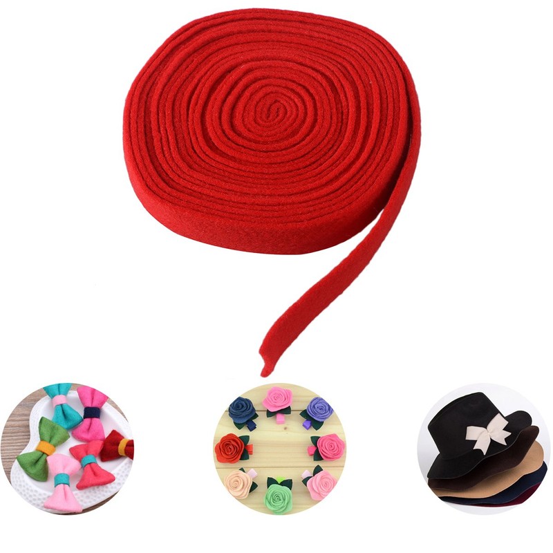 OULII 500 cm Felt Tape Craft Felt Decorative Ribbon Roll