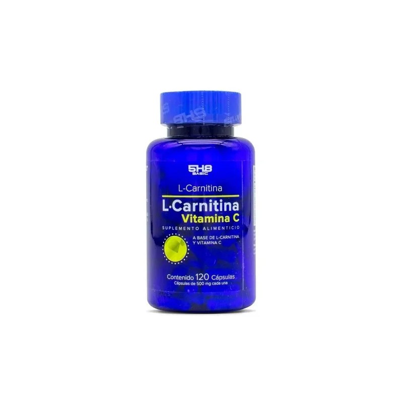 5h8 L-carnitina + Vitamina C 120 Cápsulas Termogénicas Sabor Sin