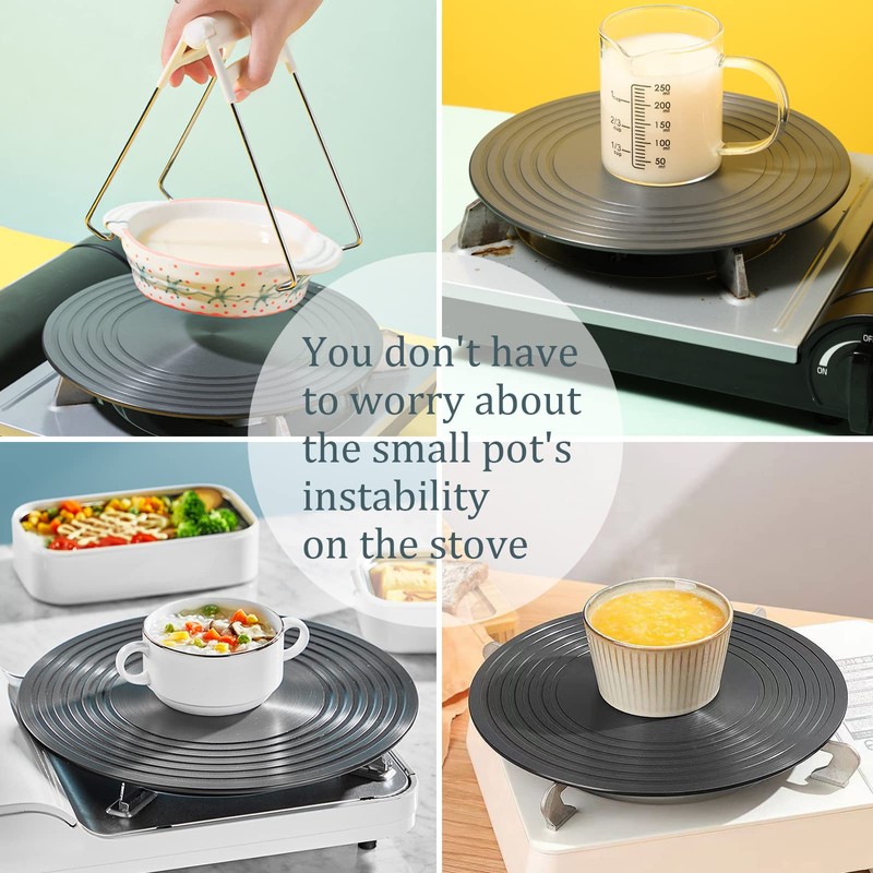 WUWEOT Gas Stove Diffuser Set of 2, 9.3'' & 11''