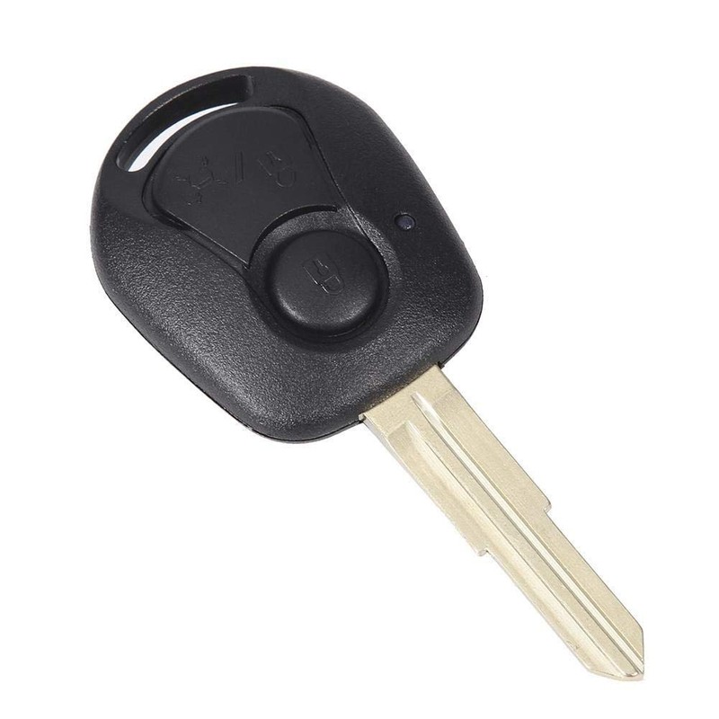 KSTE 2 Buttons Black Remote Key Case Fits for SsangYong
