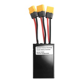 Dual Battery Discharge Converter 20V-72V DC Dual Battery Pack Switch Balancer Battery Parallel Module Adapter for Electric Bike (40A)