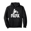 Papa Father Dad Dirt Bike Riding Motocross Biker Pullover Hoodie
