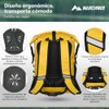 MARCHWAY Mochila impermeable para senderismo, kayak (amarillo, 30 L)