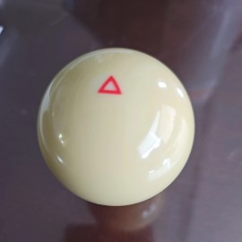 none Pool Cue Ball 2" with Red Triangle Snooker