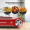 Hot Plate, Techwood Single Burner for Cooking, 1200W Portable Infrared