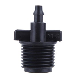 Haofy Acople Reductor de Púas para Manguera, 10 Piezas Adaptador de Tubo de Púa de 1/2 "para Manguera de Tubo Capilar de Riego por Goteo de 4/7 Mm