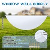 Threlaco 39'' x 16'' UV Basement Window Well Cover UV