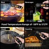 Termometro digitale per carne per cucinare, termometro alimentare impermeabile con