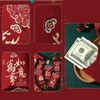 Chinese New Year Red Envelopes,6Pcs Reds Envelope Snake 2026 Lunar