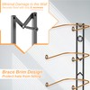 8 Pieces Cowboy Hat Organizer Hangers for Wall, Western Hat