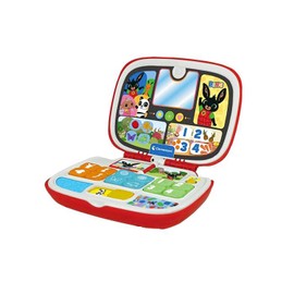 Baby Clementoni - My First Computer Bing, Educational Game for Children 9-36 Months, Early Childhood Activity Center, Teaches Letters, Numbers, Notes and Colours, Italian