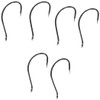 Gamakatsu 50408 Drop Shot/Split Shot Hooks, 6-Pack, Black Finish