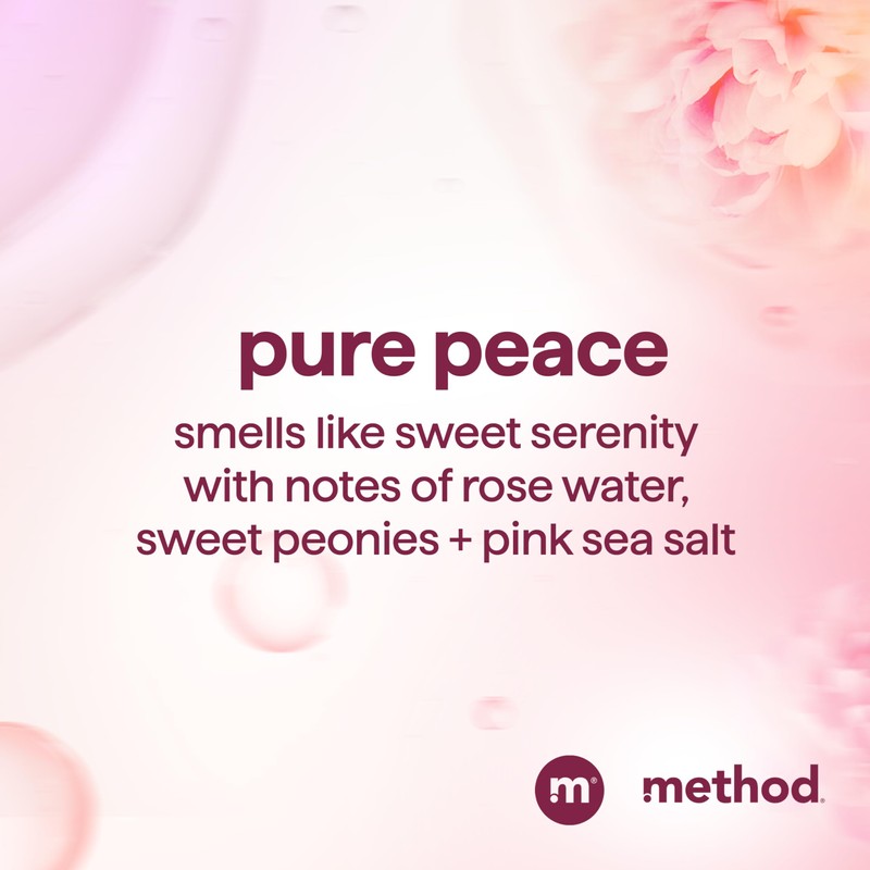 Method Volumizing Shampoo, Pure Peace with Rose, Peony, and Pink
