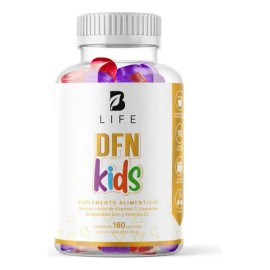 Sistema Inmune Niños 180 Gomitas Veganas Sin Azúcar B Life. Sabor Uva, Fresa, Cereza