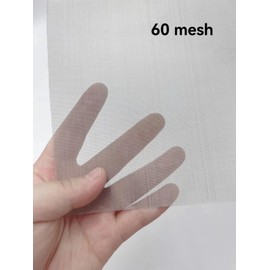 GSHUR 60 Mesh 304 Stainless Steel Wire Mesh Stainless Steel Mesh Filter Screen Leaf Filtration Cloth (60 Mesh, 30 cm x 120 cm)