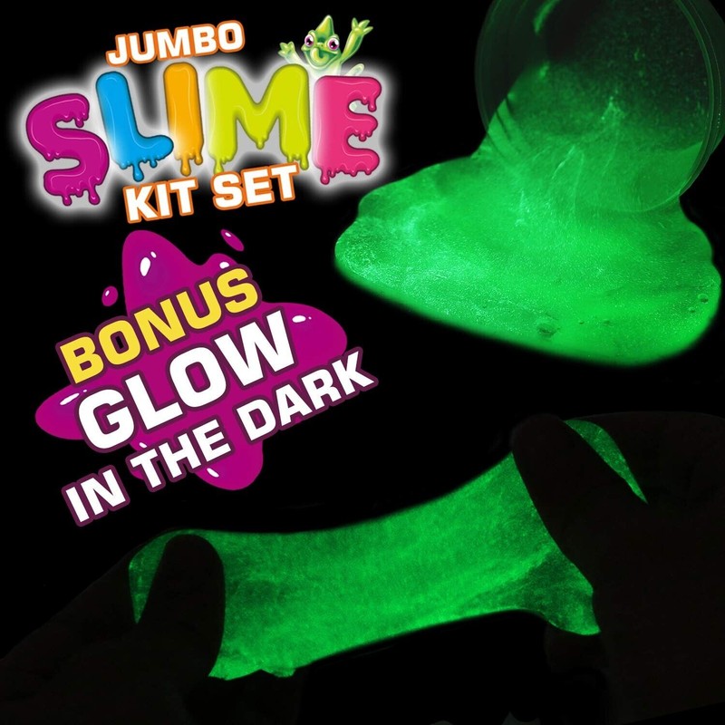 BYONEBYE 126 Pcs DIY Slime Making Kit for Girls Boys