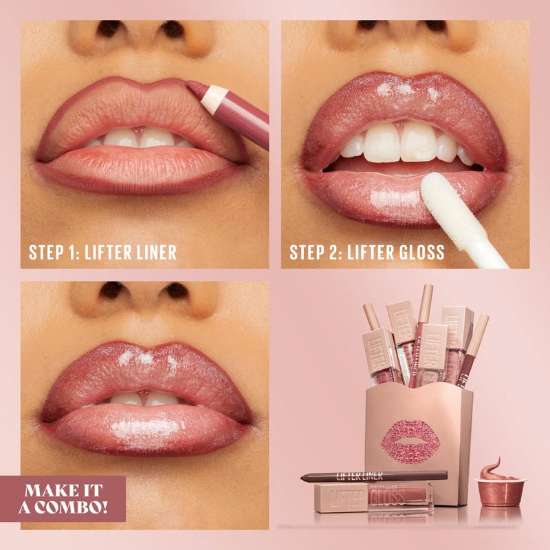 MAYBELLINE Lifter Liner Lip Liner Pencil with Hyaluronic Acid, Big