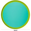 C.R. Gibson Dinner Plate, Standard, Teal & Green