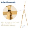 Wooden Easel Stand for Painting, 45" Adjustable Height Folding Art