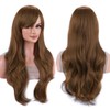 IMISSU 70 cm Long Hair Wavy Wigs with Fringe Cosplay