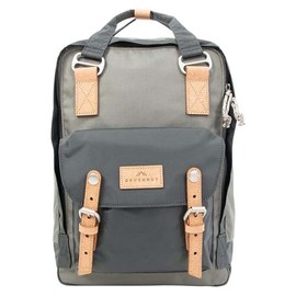 Doughnut Macaroon Euro 16 Backpack 38 cm Grey x Dark Grey, Grey X Dark Grey