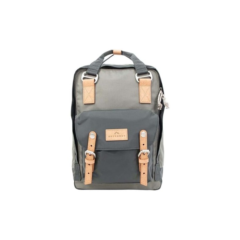 Doughnut Macaroon Euro 16 Backpack 38 cm Grey x Dark