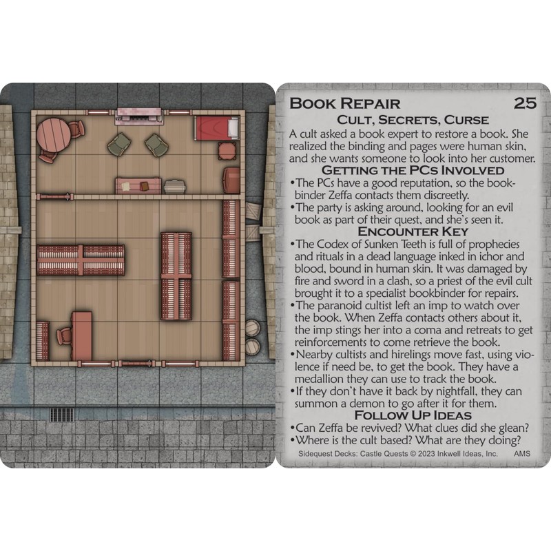 Inkwell Ideas Sidequest Decks: Castle Quests