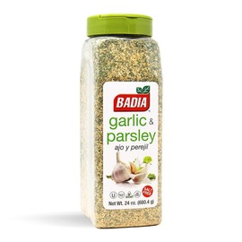 Badia Garlic and Parsley Seasoning, 24 oz – Ideal for Cooking, Grilling and Seasoning Seafood, Meats & Veggies