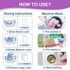 Laundry Detergent Sheets, 200 Sheets Lavender Laundry Soap Strips -