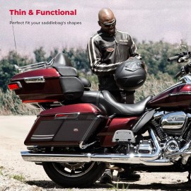 kemimoto Saddlebag Organizers 2014-2023 Street Glide Road King Road Glide Electra -2 Bags