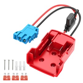 Kzreect 18V Power Wheels Adapter for Milwaukee M18 Battery, Power Wheels Battery Conversion Kit with Fuse Holder and Wire Harness Connector, Compatible with Peg-Perego Kids Ride-on Toy