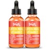 Liposomal Vitamin C 2000 mg Liquid Supplement(2 Bottles), Maximum Absorption,