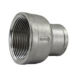 Reducing Coupling 1-1/2" Female x 1" Female NPT Stainless Steel Pipe Fitting
