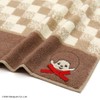 Monchhichi 59-0070070 Classical Towel Handkerchief, Brown, Full Fee Cotton, Cute,