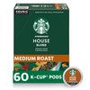 Starbucks K-Cup Coffee Pods, Medium Roast Coffee, House Blend for