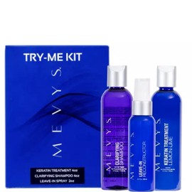 Mevys Try Me Kit - Includes Lemon Keratin, Clarifying Shampoo and Leave-In