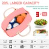 Lunch Bag for Women, Large Insulated Lunch Bag with Chenille