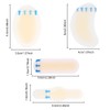 Blasenpflaster, 40 Stück 4 Größen Hydrokolloid-Gelpflaster Bandagen zur Vorbeugung und