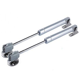 2Pcs 40N/8.8lb Gas Strut Lift Support Cabinet Door Lift Pneumatic Support(Silver)