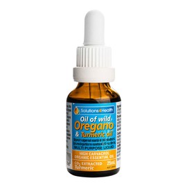 Solutions 4 Health Oil of Wild Oregano & Turmeric Oil, 25ml
