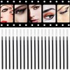 Set of 50 Disposable Eyeliner Brushes, Eyeliner Makeup Brushes, Eyelashes