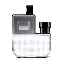 VIPMOTOZ Full LED Under Hood Courtesy Light Lamp Compatible With Silverado Suburban Tahoe Sierra Yukon Envoy Escalade Regal Chrome Housing Clear Lens
